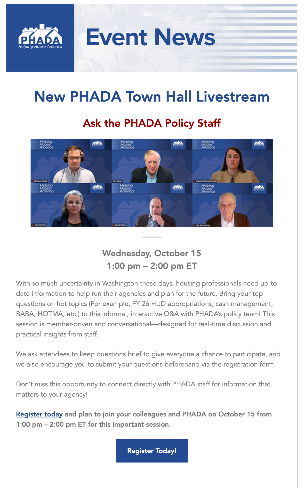 Event news