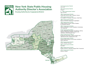 New York State Public Housing Authority Director's Association map